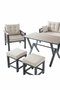 Hanah Home Lilyum 3+1+1+2 - Crema